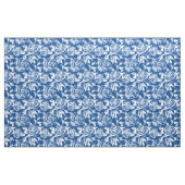 Vintage Rose Muster Custom Blue Background Stoff (Yard (91,4 cm))