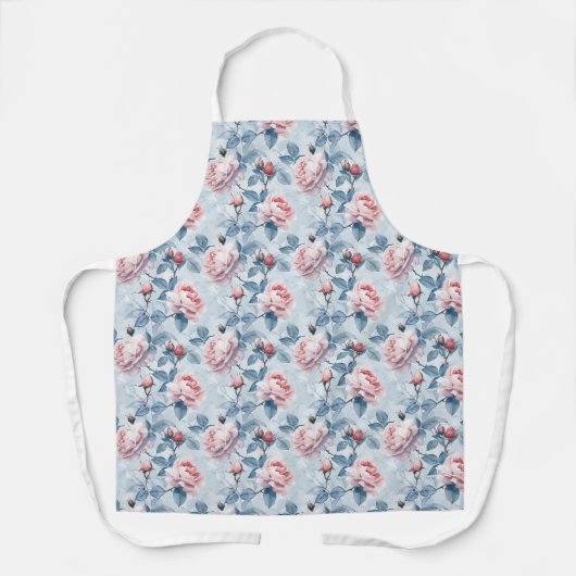 Vintage Rose MusterSchürze Schürze (Vorderseite)