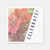 Vintage Rose Napkin Serviette (Vorderseite)