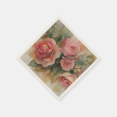 Vintage Rose Napkins Serviette (Ecke)