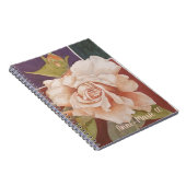 VINTAGE ROSE NOTEBOOK NOTIZBLOCK (Rechte Seite)