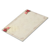 Vintage Rose Notizblock (angewinkelt)