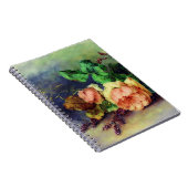 Vintage Rose Notizblock (Rechte Seite)