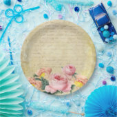 Vintage Rose Pappteller (Party)