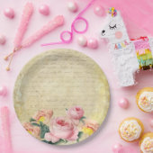 Vintage Rose Pappteller (Party)