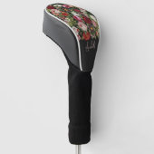 Vintage Rose Personalisiert Golf Headcover (angewinkelt)