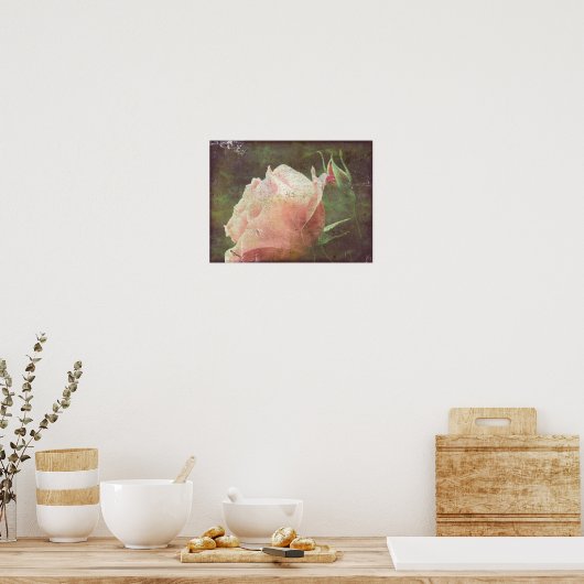 Vintage Rose Poster (Küche)
