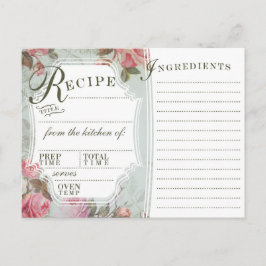 Vintage Rose Postkarte