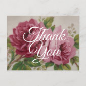 Vintage Rose Postkarte (Vorderseite)