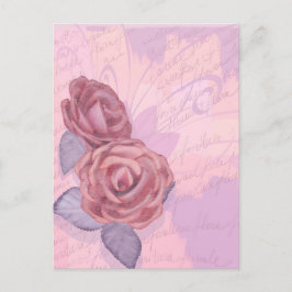 Vintage Rose, Postkarte