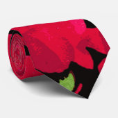 Vintage Rose Romantic Krawatte (Gerollt)