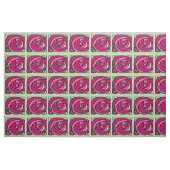 Vintage Rose Rosa und grüne Blumenmuster Stoff (Fat Quarter (45,7 x 55,9 cm))