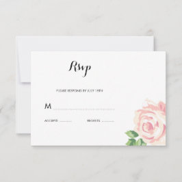 Vintage Rose - RSVP-Karte RSVP Karte