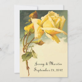 Vintage Rose Save The Date