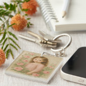Vintage Rose Schlüsselanhänger (Vorderseite rechts)