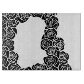 Vintage Rose Schneidebrett (Vorderseite)