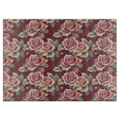 Vintage Rose Schneidebrett (Vorderseite)