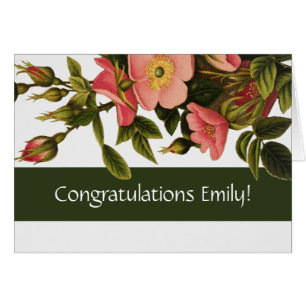 Vintage Rose Schöne rosa botanische