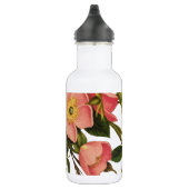 Vintage Rose Schöne rosa botanische Edelstahlflasche (Rechts)