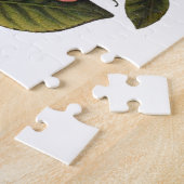 Vintage Rose Schöne rosa botanische Puzzle (Seite)