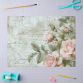 Vintage Rose Seidenpapier (Basteln)