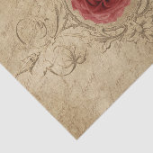 Vintage Rose Seidenpapier (Ausschnitt)