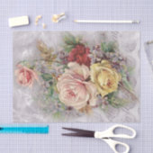 Vintage Rose Seidenpapier (Handwerk)