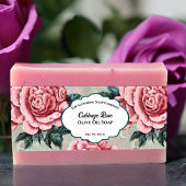 Vintage Rose Seifenband Einladungsbanderole