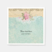 Vintage Rose Serviette (Vorderseite)