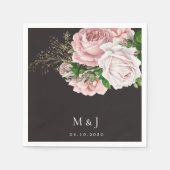 Vintage Rose Serviette (Vorderseite)