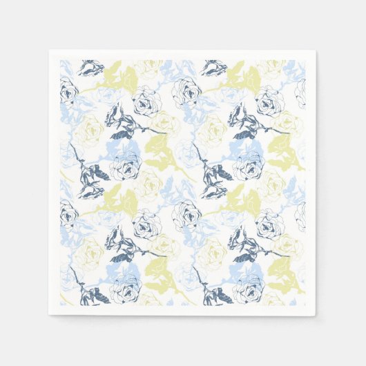 Vintage Rose Serviette (Vorderseite)