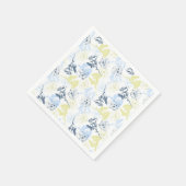 Vintage Rose Serviette (Ecke)