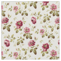 Vintage Rose-Sprays mit Foliage-Muster