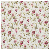 Vintage Rose-Sprays mit Foliage-Muster Stoff (Muster)