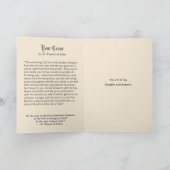 Vintage Rose St. Therese Karte (Innenseite)