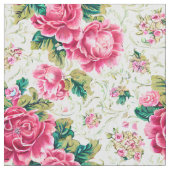 Vintage Rose Stoff (Nahaufnahme)