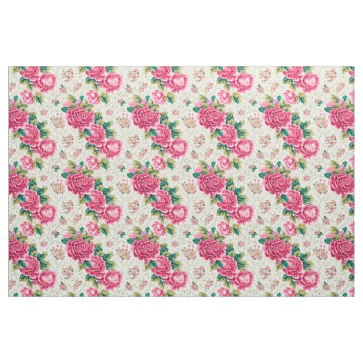 Vintage Rose Stoff (Fat Quarter (45,7 x 55,9 cm))