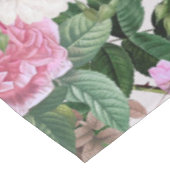 Vintage Rose Tablette Tischdecke (Schrägansicht)
