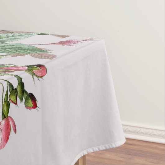 Vintage Rose Tablette Tischdecke (Beispiel)