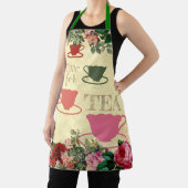 Vintage Rose Tee-Kaffeetassen Küche Schürze (InSitu)