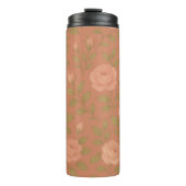 Vintage Rose Thermal Tumbler Thermosbecher (Vorderseite)