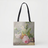 Vintage Rose Tote Tasche (Vorderseite)