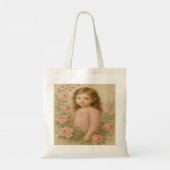 Vintage Rose Tragetasche (Rückseite)