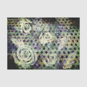 Vintage Rose und Angel Wing Tissue Seidenpapier