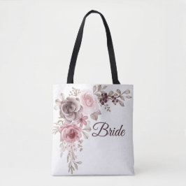 Vintage Rose und Blume Tasche