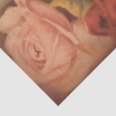 Vintage Rose und Butterfly-Shabby Chic Seidenpapier (Detail)