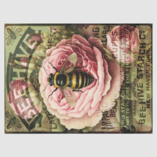 Vintage Rose und Dekoupage Tissue Seidenpapier