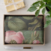 Vintage Rose und Entwürfen der Bienenkönigin Seidenpapier (Geschenk)