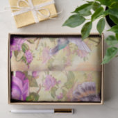 Vintage Rose und Hummingvögel Dekoupage Seidenpapier (Geschenk)