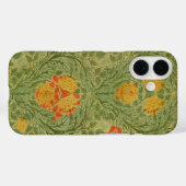 Vintage Rose und Leaf Blumengestein Grün Golden Case-Mate iPhone Hülle (Rückseite (Horizontal))